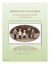 Ballad of the Two Knights TB choral sheet music cover